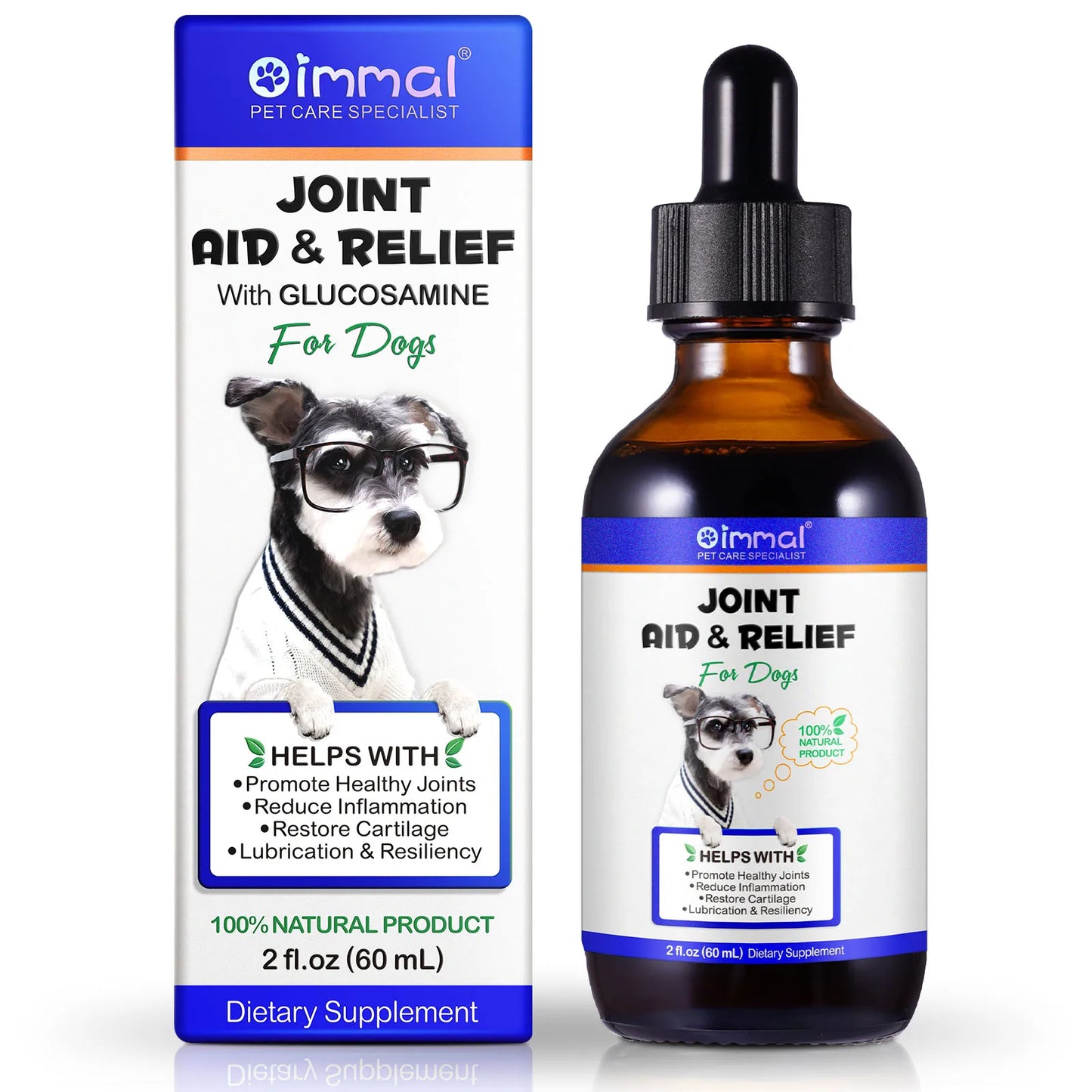 Glucosamine Joint Supplement for Dogs – Joint Aid & Relief to Improve Mobility, Reduce Inflammation & Support Cartilage Health