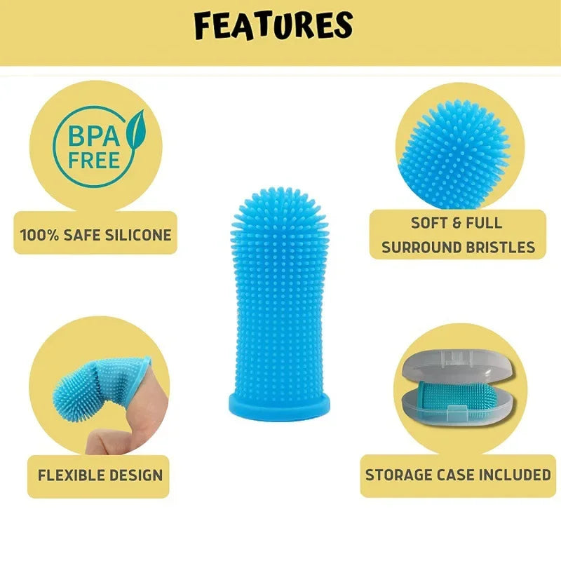 Nontoxic Finger Toothbrush β Safe & Effective Dental Care for Pets