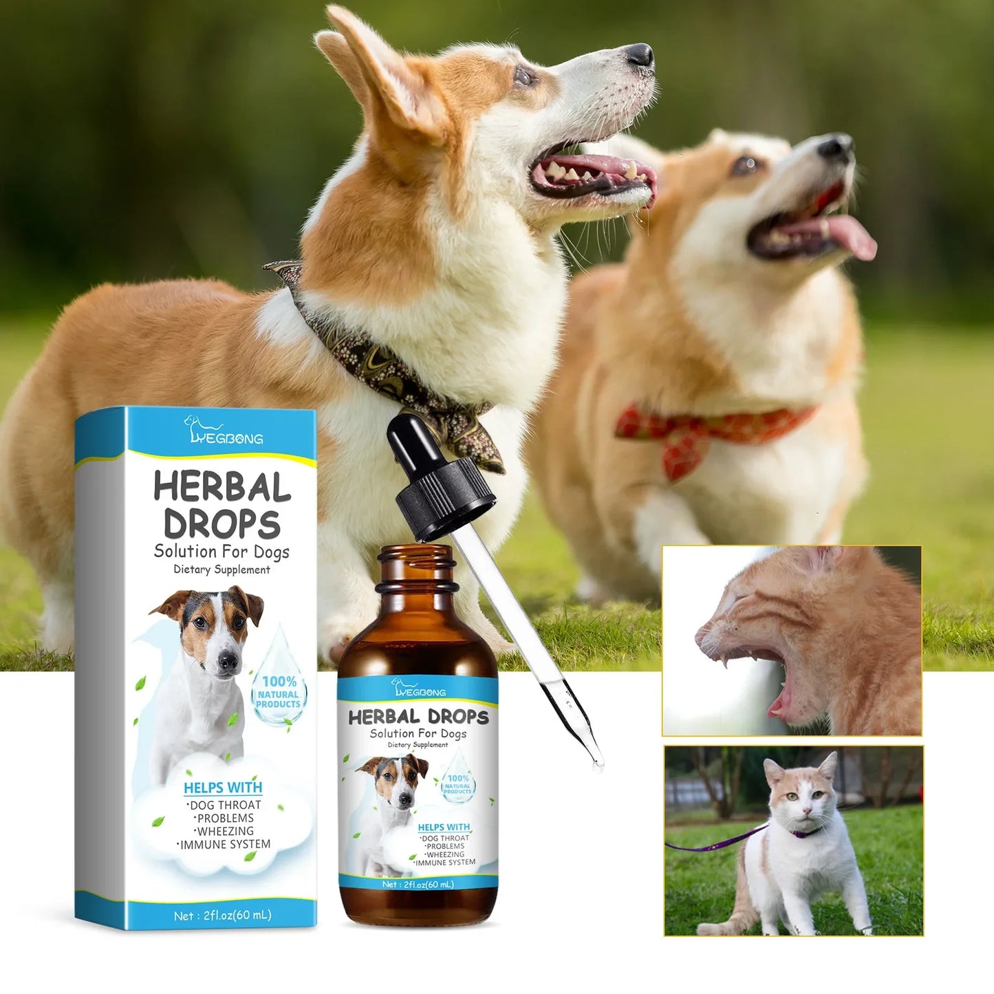 PawLife Herbal Cough Soother for Dogs – Natural Throat Relief & Immune Support