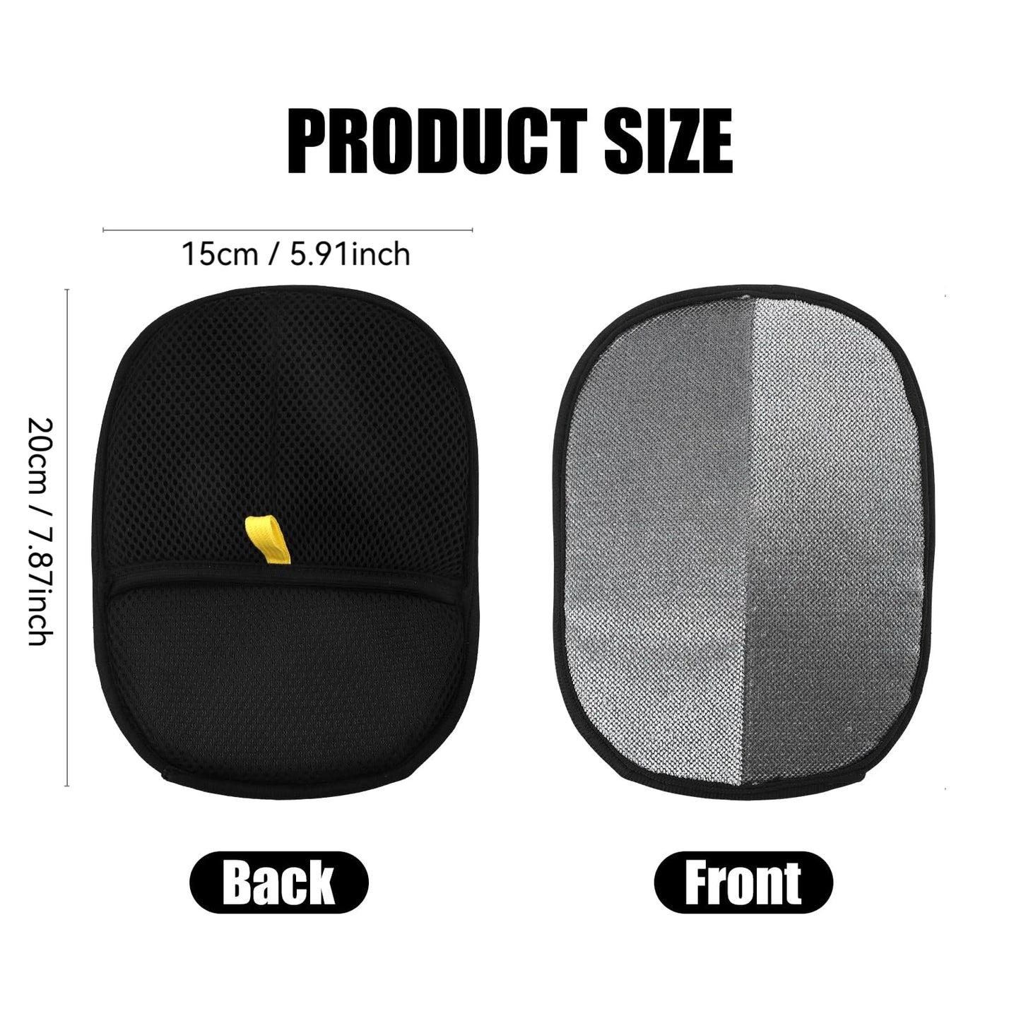 Double-Sided Pet Hair Removal Gloves – Reusable & Static-Free