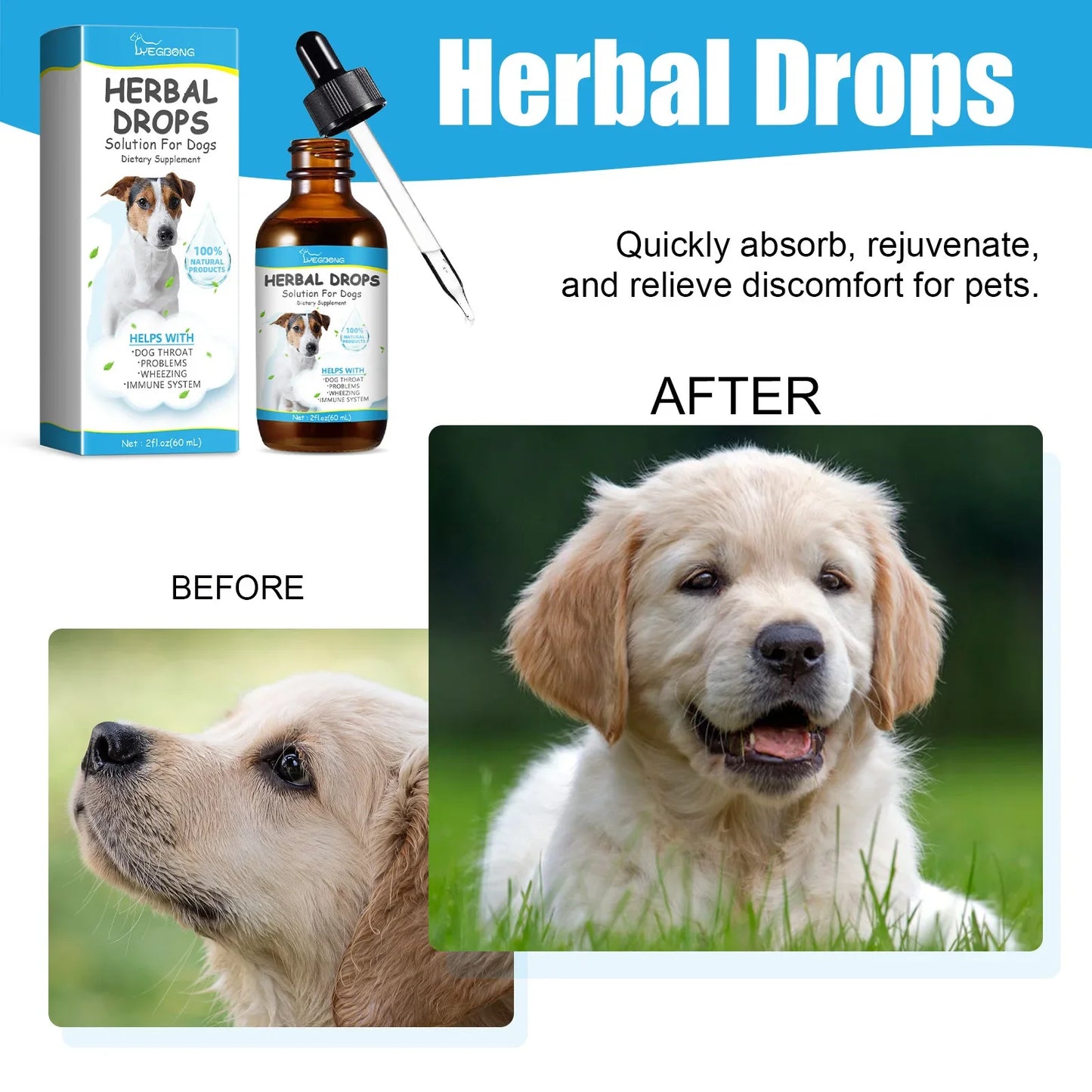 PawLife Herbal Cough Soother for Dogs – Natural Throat Relief & Immune Support