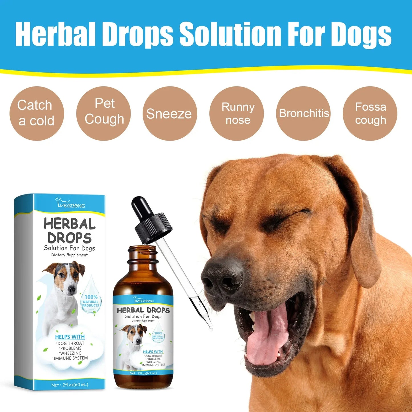 PawLife Herbal Cough Soother for Dogs – Natural Throat Relief & Immune Support