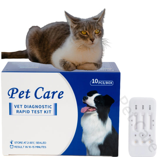 3-in-1 Veterinary Combo Test Kit for Cats & Dogs – Ehrlichia, Anaplasma & Heartworm Detection