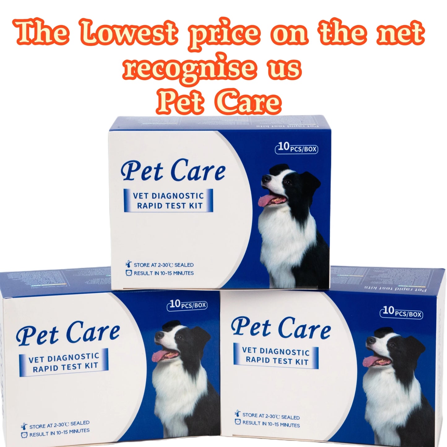 3-in-1 Veterinary Combo Test Kit for Cats & Dogs – Ehrlichia, Anaplasma & Heartworm Detection