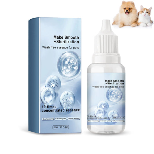 Pet Hair Leave-in Serum for Cats & Dogs – Gentle Deodorizing, Easy Grooming & Coat Care