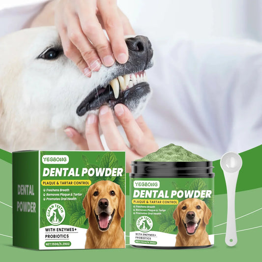 Plaque Off Pet Dental Powder – Teeth Cleaning & Oral Care for Cats & Dogs